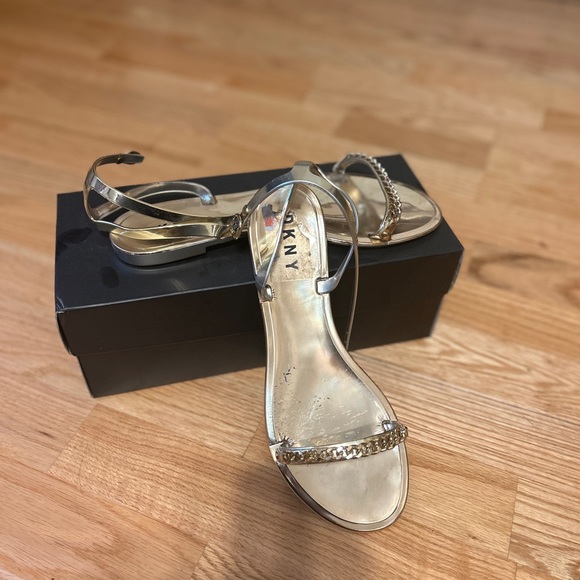 Dkny Shoes - Gold DKNY Sandals